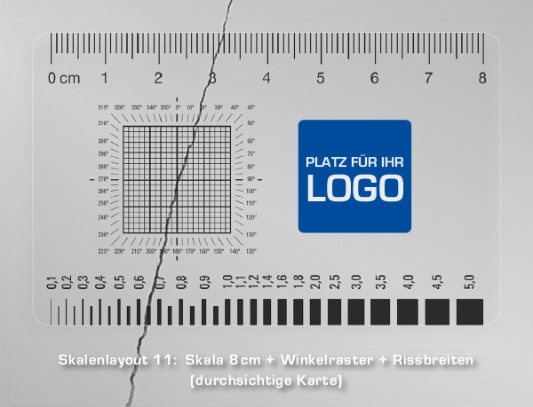 Druck Fotomaßstab / Graukeil / Karte / Logo / Farbvergleichsfeld