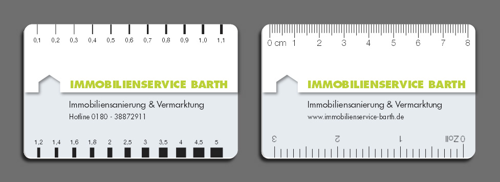 Druck Risslineal / Risslineale / Risskarte / Rissbreitenlineal