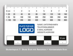 Druck Rissbreitenlineale / Rissbreitenlineal / Risslineale / Risslineal / Risskarte / Risskarten