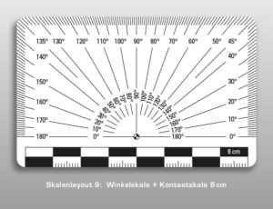 Druck Rissbreitenlineale / Rissbreitenlineal / Risslineale / Risslineal / Risskarte / Risskarten