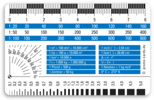 Lineal Multicard mit vielen Funktionen