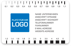 Risslineal, Rissbreitenkarte, Risskarte