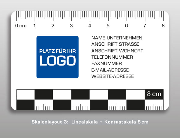 Druck Rissbreitenlineale / Rissbreitenlineal / Risslineale / Risslineal / Risskarte / Risskarten