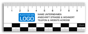 Magnetische Rissbreitenlineale mit Druck von Logo