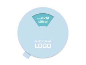 Status-Drehscheibe zum Aufkleben aus Karton