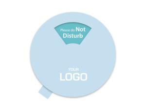 Stick-on status hub made of cardboard