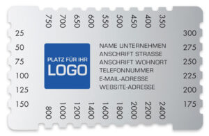 Aluminium rulers with measuring comb