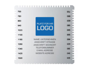 Nasstiefenmesser1 Aluminium rulers with measuring comb for wet surfaces