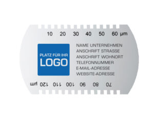 Nasstiefenmesser3 Aluminium rulers with measuring comb for wet surfaces